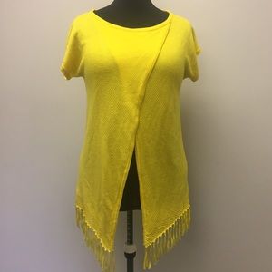 Cable & Gauge Crossover Knit Top